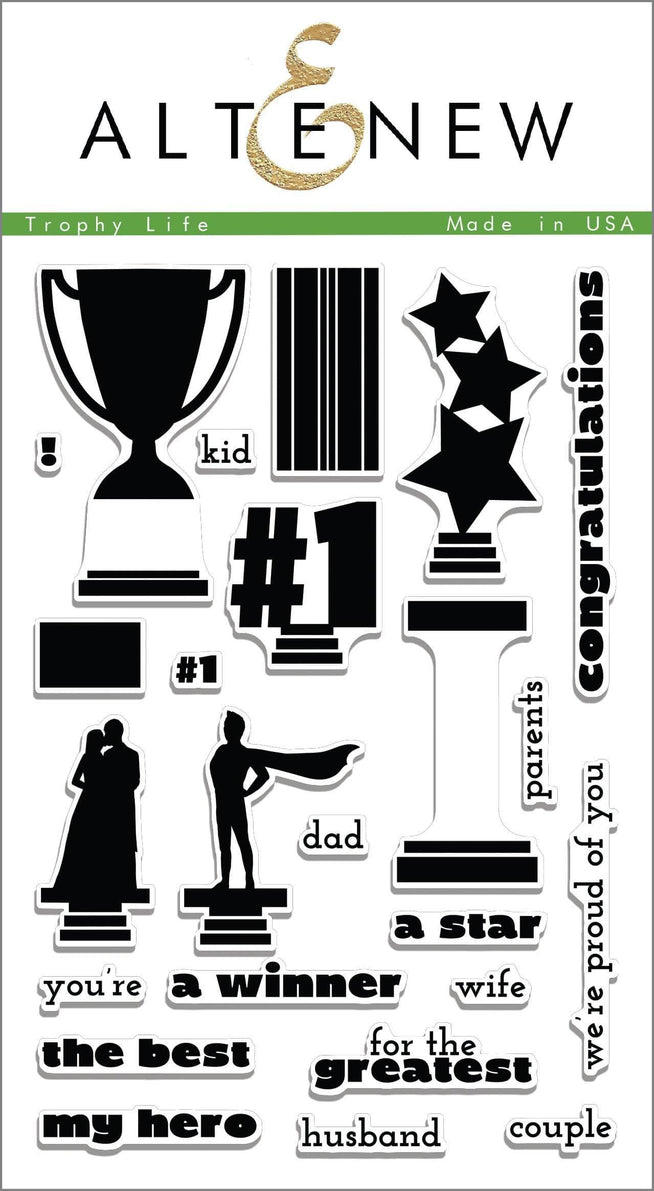 Photocentric Clear Stamps Z - Trophy Life Stamp Set