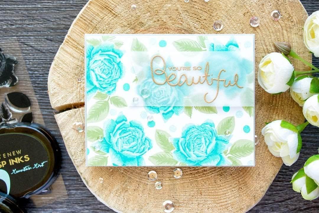 Altenew Clear Stamps Z - Ultimate Floral Script Collection