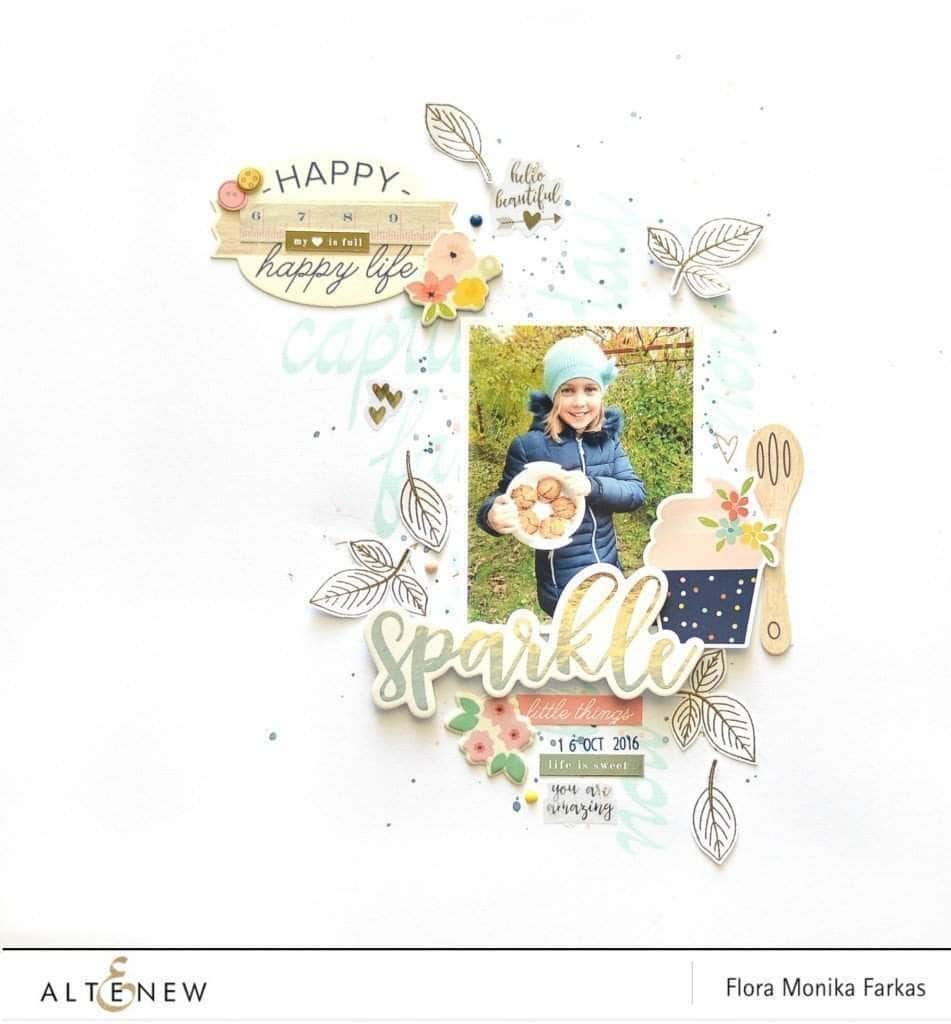 Altenew Clear Stamps Z - Ultimate Floral Script Collection