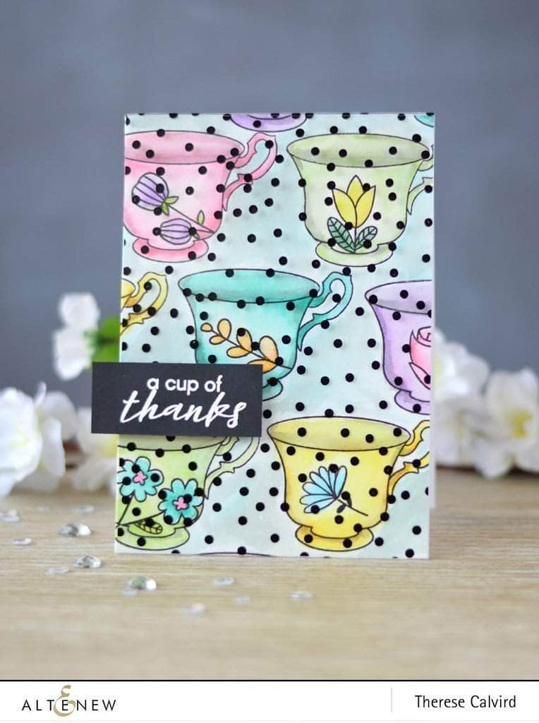Altenew Clear Stamps Z - Ultimate Floral Script Collection