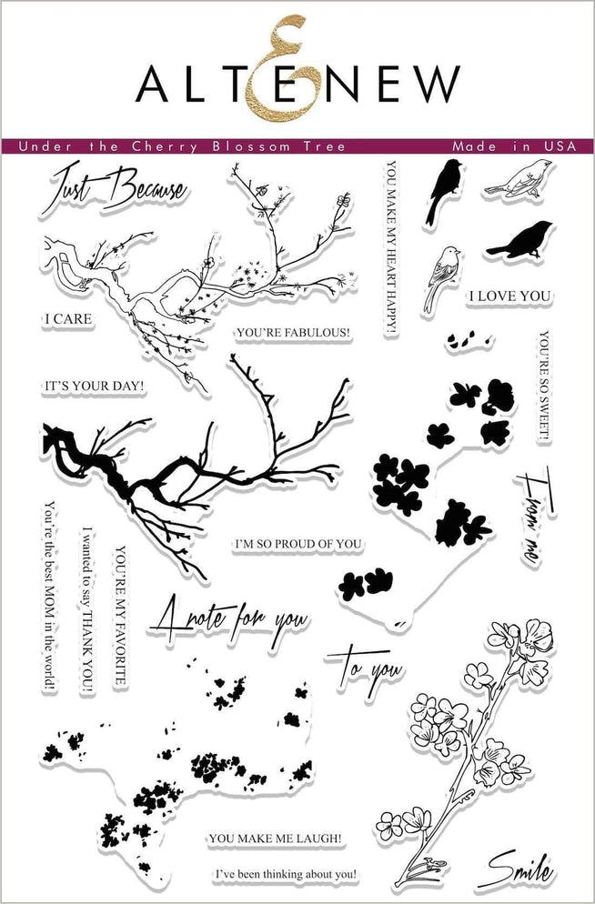 Photocentric Clear Stamps Under the Cherry Blossom Tree Stamp Set