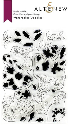 Photocentric Clear Stamps Watercolor Doodles Stamp Set