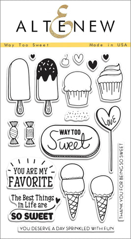Photocentric Clear Stamps Way Too Sweet Stamp Set