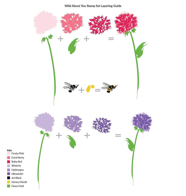 Photocentric Clear Stamps Wild About You Stamp Set