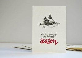 Altenew Clear Stamps Winter Cottage Stamp Set