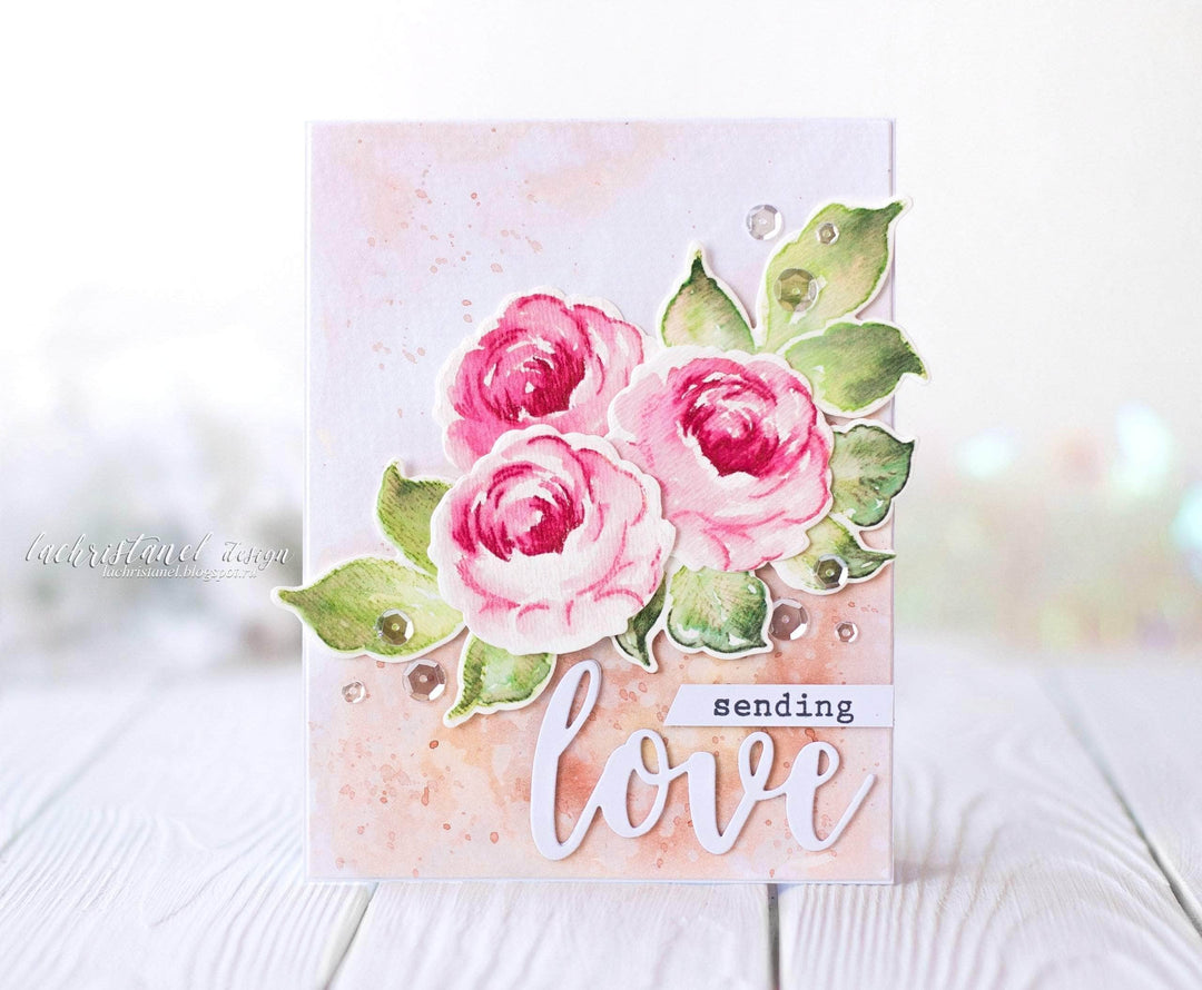Photocentric Clear Stamps Winter Rose Stamp Set