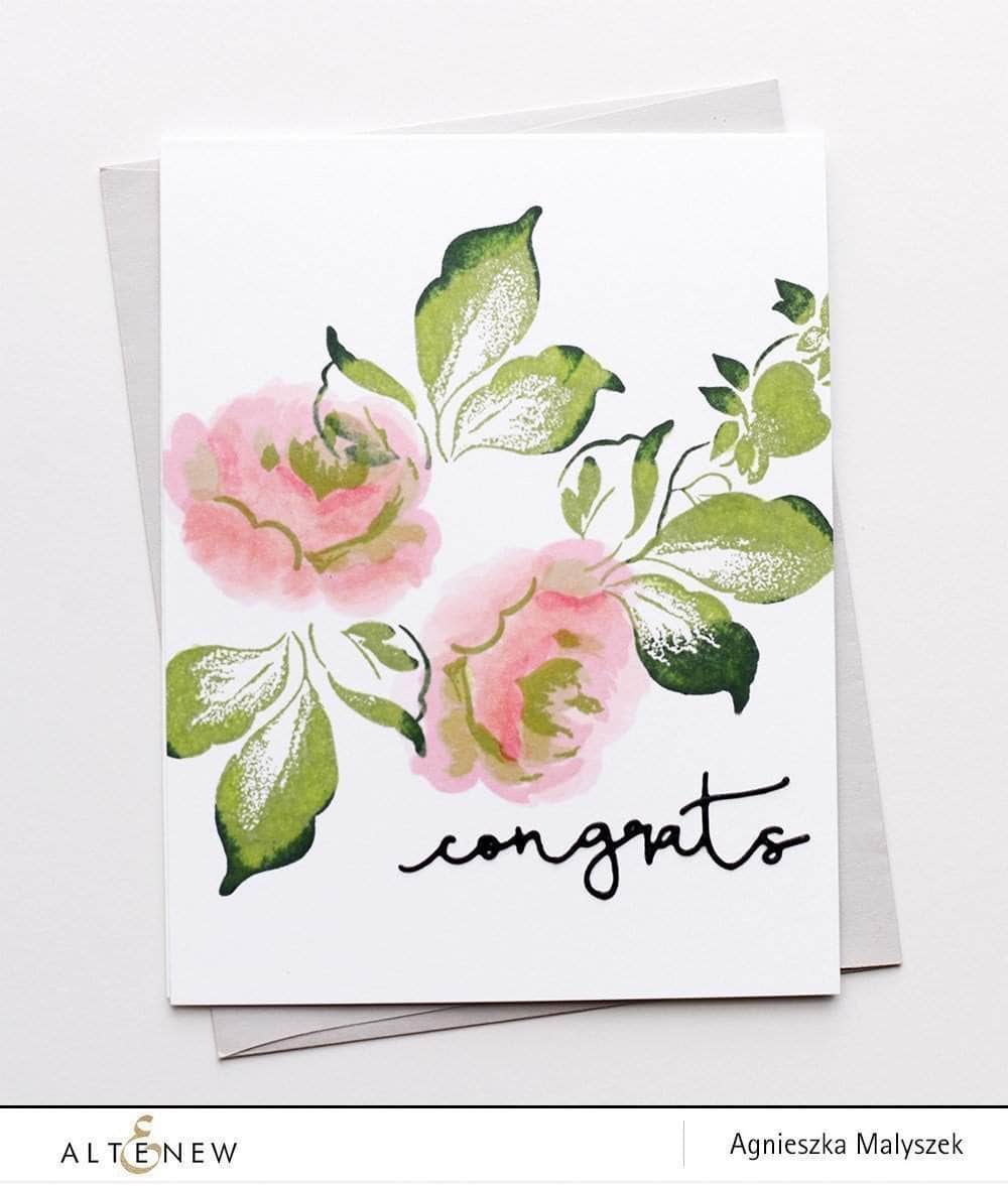 Photocentric Clear Stamps Winter Rose Stamp Set