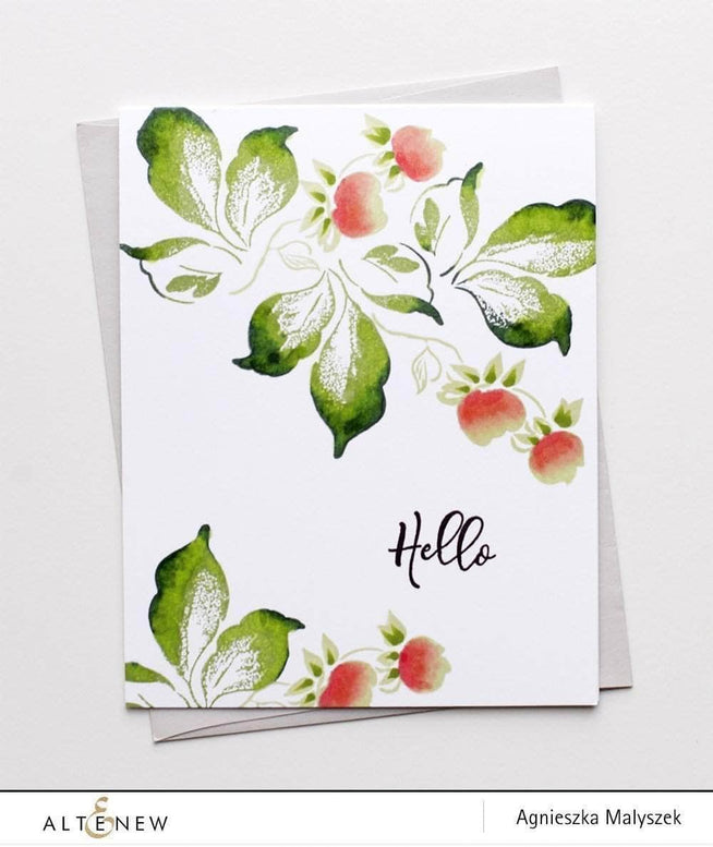 Photocentric Clear Stamps Winter Rose Stamp Set