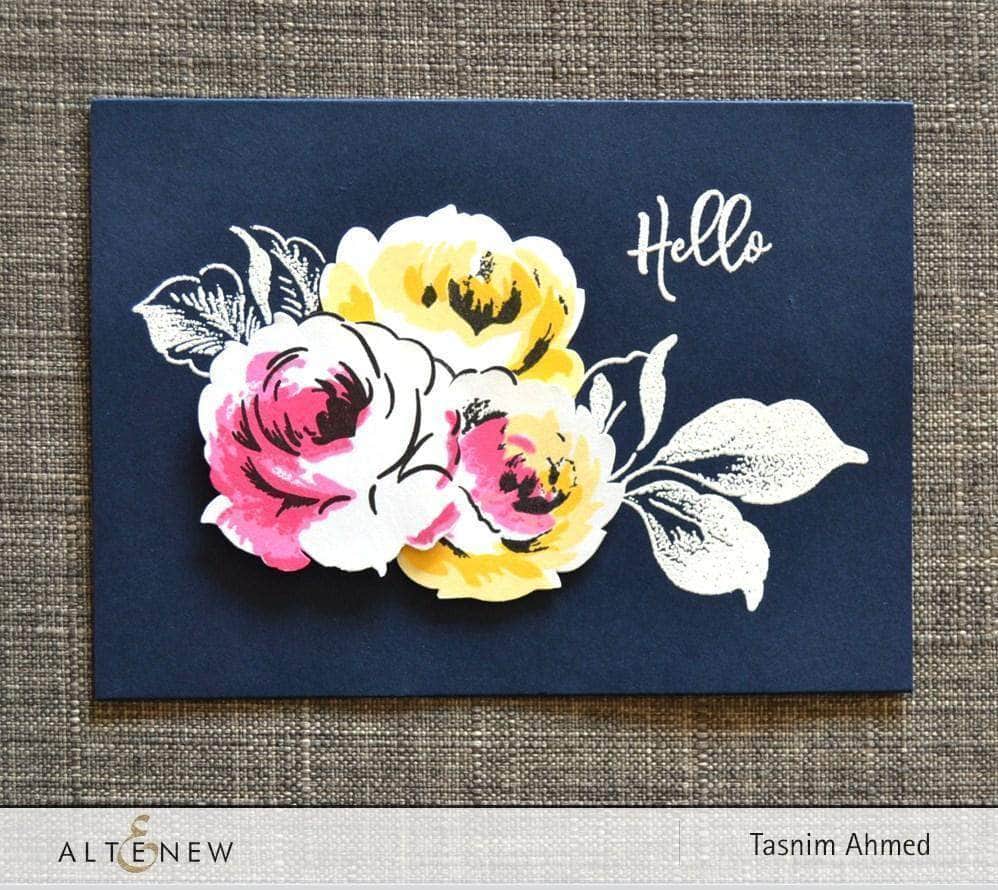 Photocentric Clear Stamps Winter Rose Stamp Set
