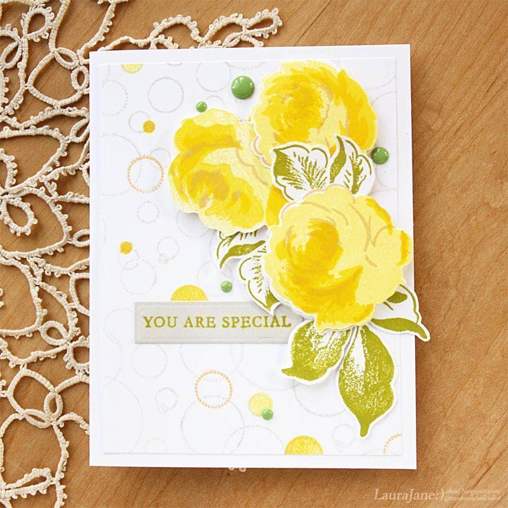 Photocentric Clear Stamps Winter Rose Stamp Set