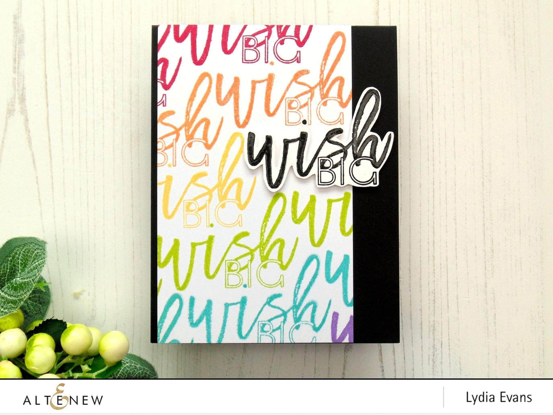 Photocentric Clear Stamps Wish Big Stamp Set