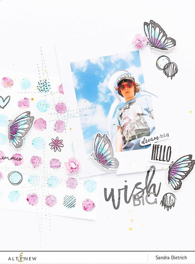 Photocentric Clear Stamps Wish Big Stamp Set