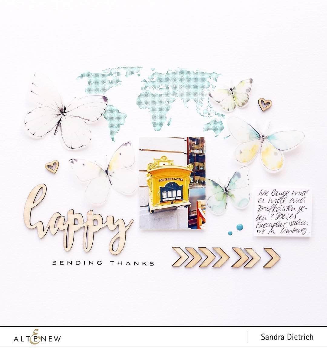 Photocentric Clear Stamps World Map Stamp Set