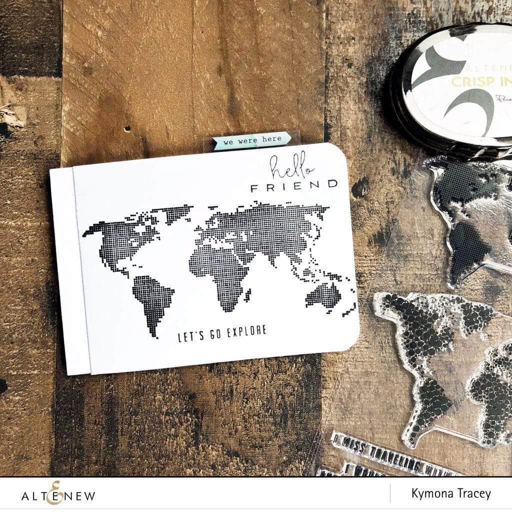 Photocentric Clear Stamps World Map Stamp Set