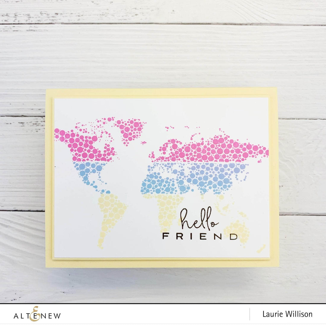 Z - World Map Stamp Set