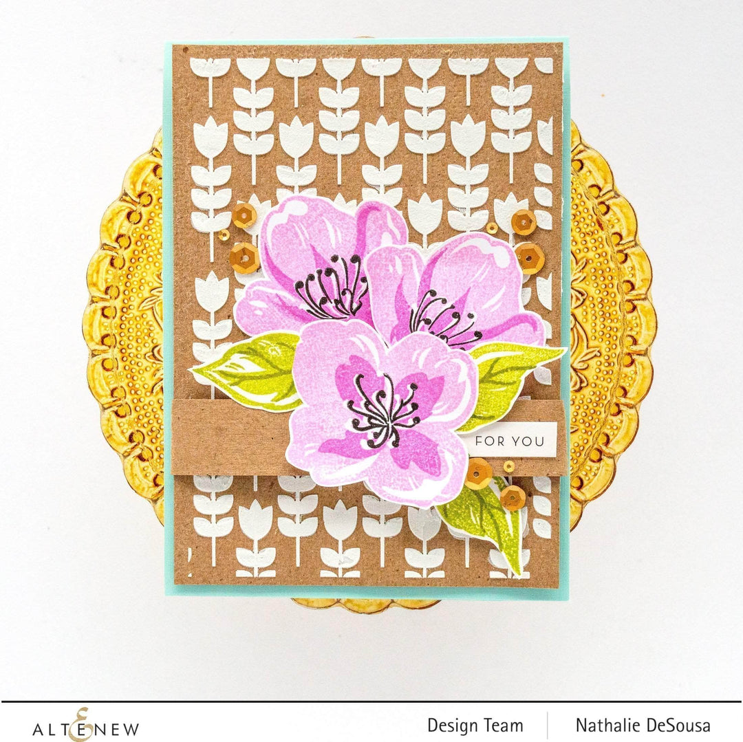 Photocentric Clear Stamps Zig Zag Floral Stamp Set