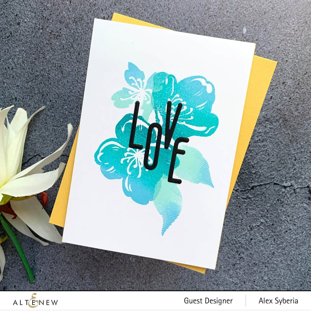 Photocentric Clear Stamps Zig Zag Floral Stamp Set