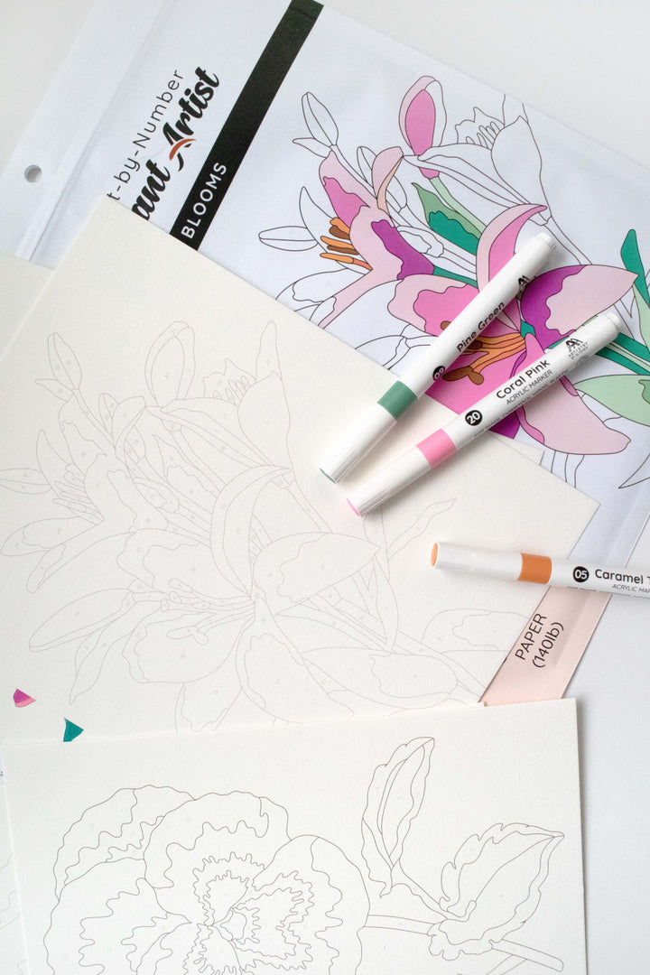 Instant Artist Paint-by-Numbers Bundle