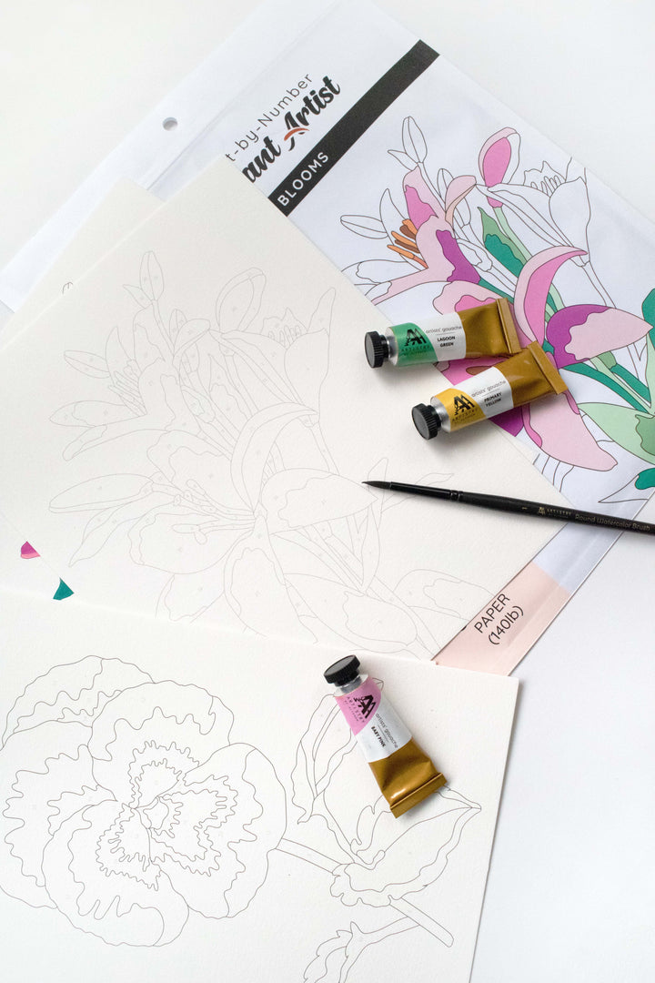 Instant Artist Paint-by-Numbers Bundle
