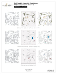 Craft Your Life Project Kit: Floral Odyssey