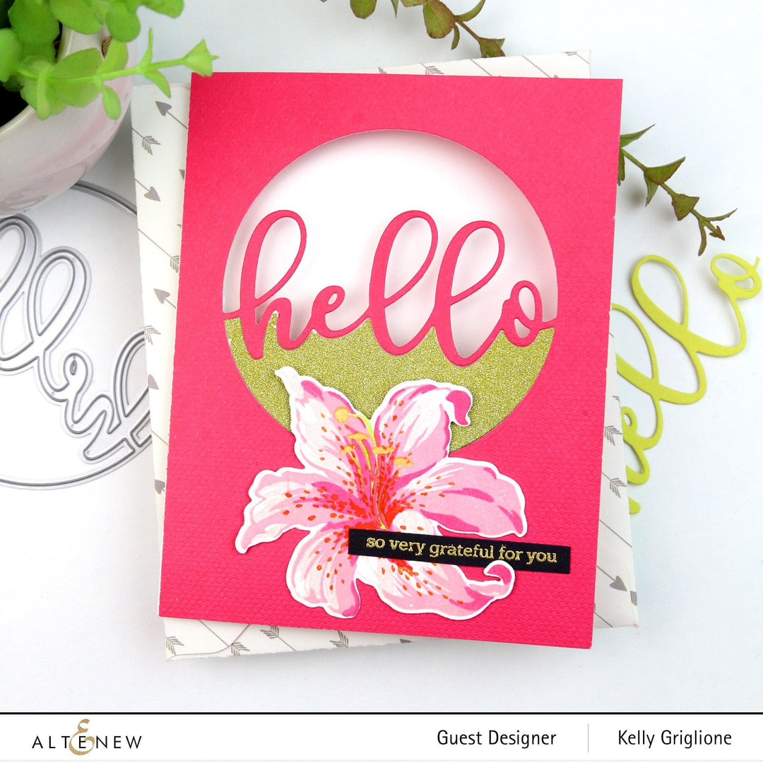 Altenew Die Bundle Circled Greetings Die Bundle