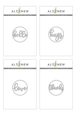 Altenew Die Bundle Circled Greetings Die Bundle
