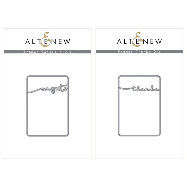Altenew Die Bundle Framed Thanks & Congrats Die Bundle