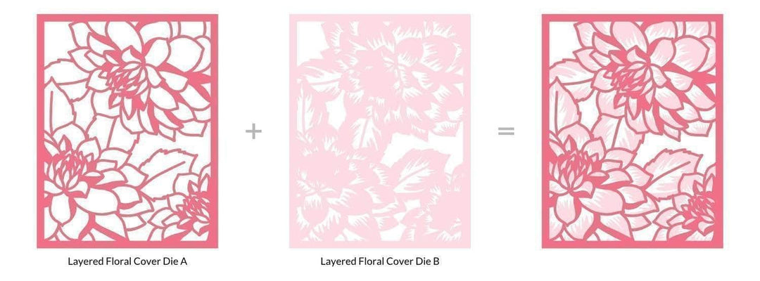 Altenew Die Bundle Layered Floral Cover Die A & B Bundle