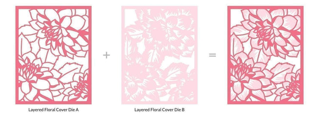 Altenew Die Bundle Layered Floral Cover Die A & B Bundle