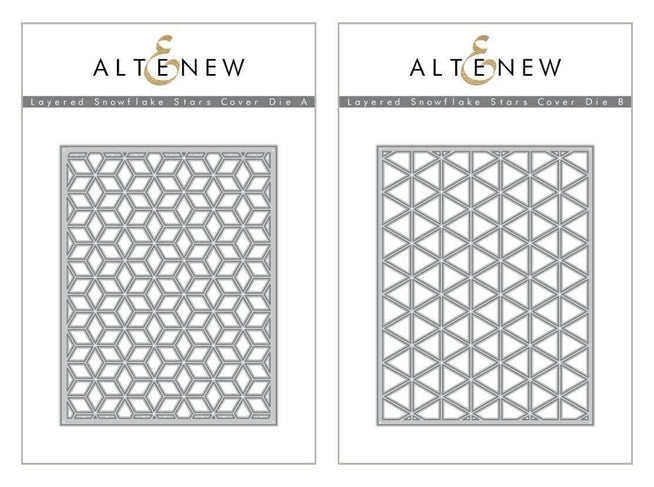 Altenew Die Bundle Layered Snowflake Stars Cover Die A & B Bundle
