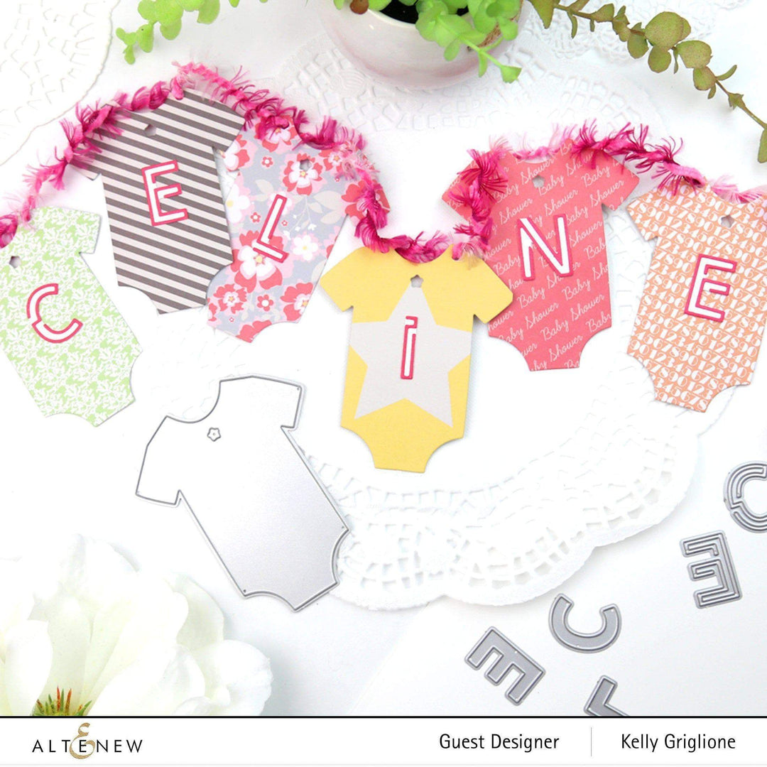Altenew Die Bundle Linear Pathway Alpha Solid and Outline Die Bundle