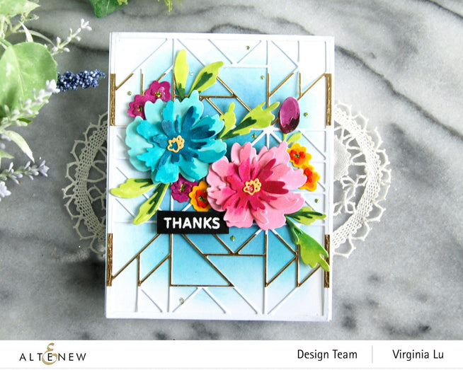 Altenew Die Bundle Painted Blooms Die Set & Way To Go Die Set Bundle
