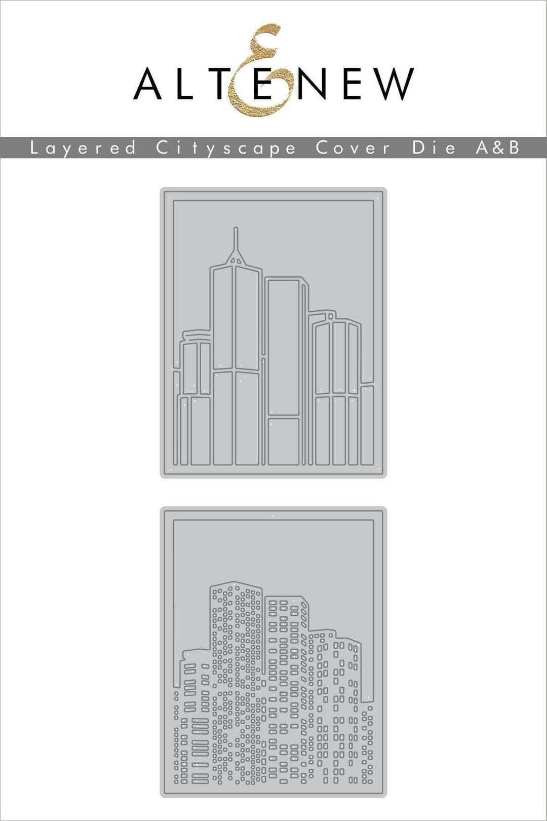 Altenew Die Bundle Layered Cityscape Cover Die A & B Bundle