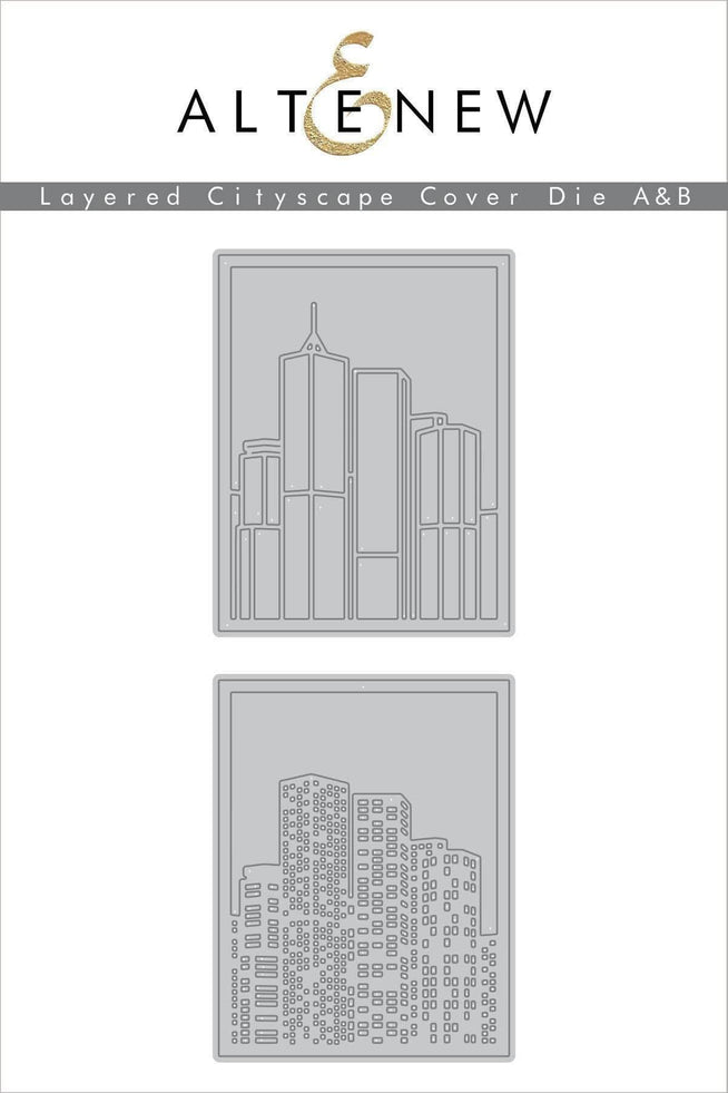 Altenew Die Bundle Layered Cityscape Cover Die A & B Bundle