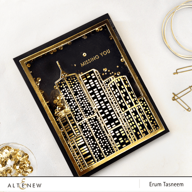 Altenew Die Bundle Layered Cityscape Cover Die A & B Bundle