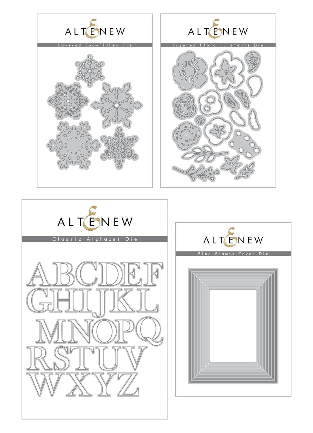 Altenew Die Bundle Plenty of Peace Stand-alone Die Bundle