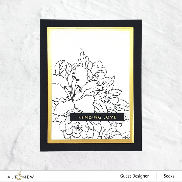 Altenew Die & Hot Foil Plate Bundle Essential Sentiments