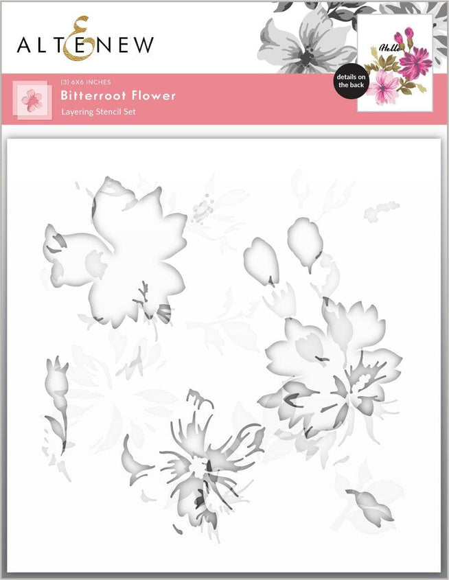 Altenew Die & Stencil Bundle Bitterroot Flower