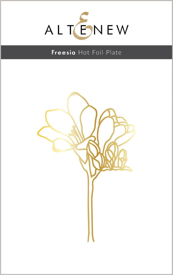 Altenew Die & Stencil & Hot Foil Plate Bundle Freesia