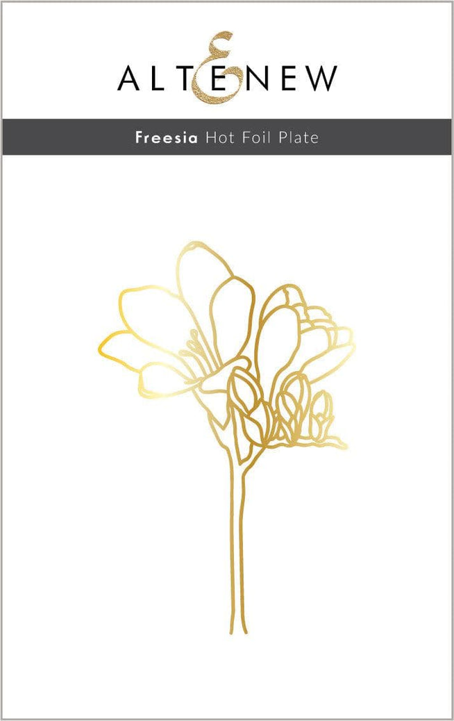 Altenew Die & Stencil & Hot Foil Plate Bundle Freesia