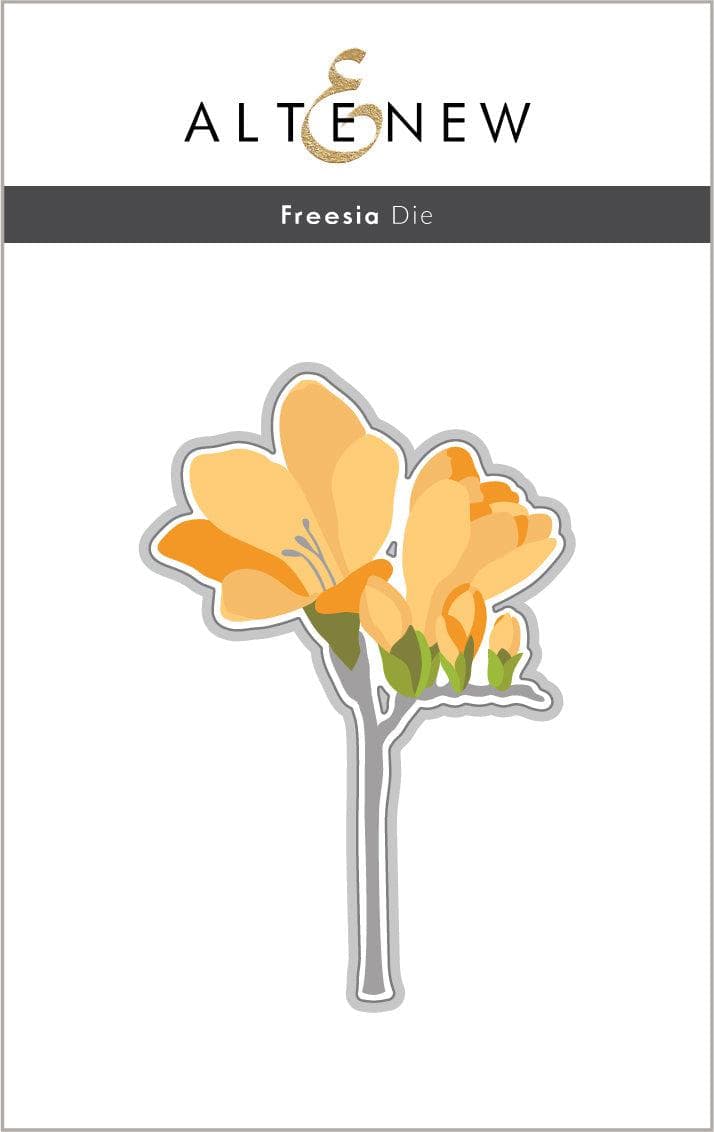 Altenew Die & Stencil & Hot Foil Plate Bundle Freesia