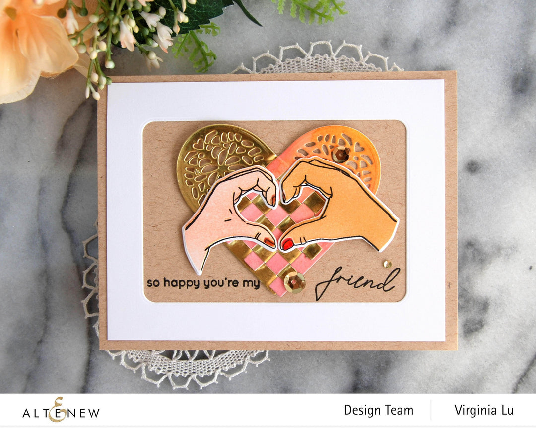 Part A-Glitz Art Craft Co.,LTD Dies A Little Bit of Love Die Set