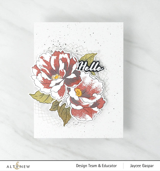 Part A-Glitz Art Craft Co.,LTD Dies Airbrushed Flowers Die Set