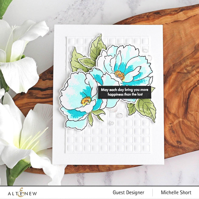 Part A-Glitz Art Craft Co.,LTD Dies Airbrushed Flowers Die Set