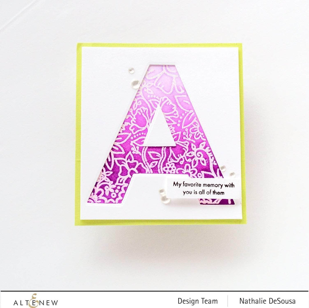 Part A-Glitz Art Craft Co.,LTD Dies Airbrushed Flowers Die Set
