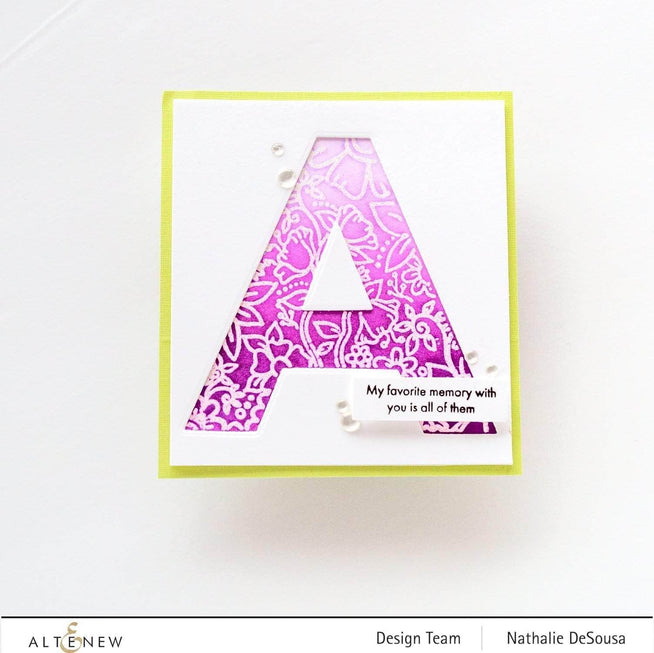 Part A-Glitz Art Craft Co.,LTD Dies Airbrushed Flowers Die Set
