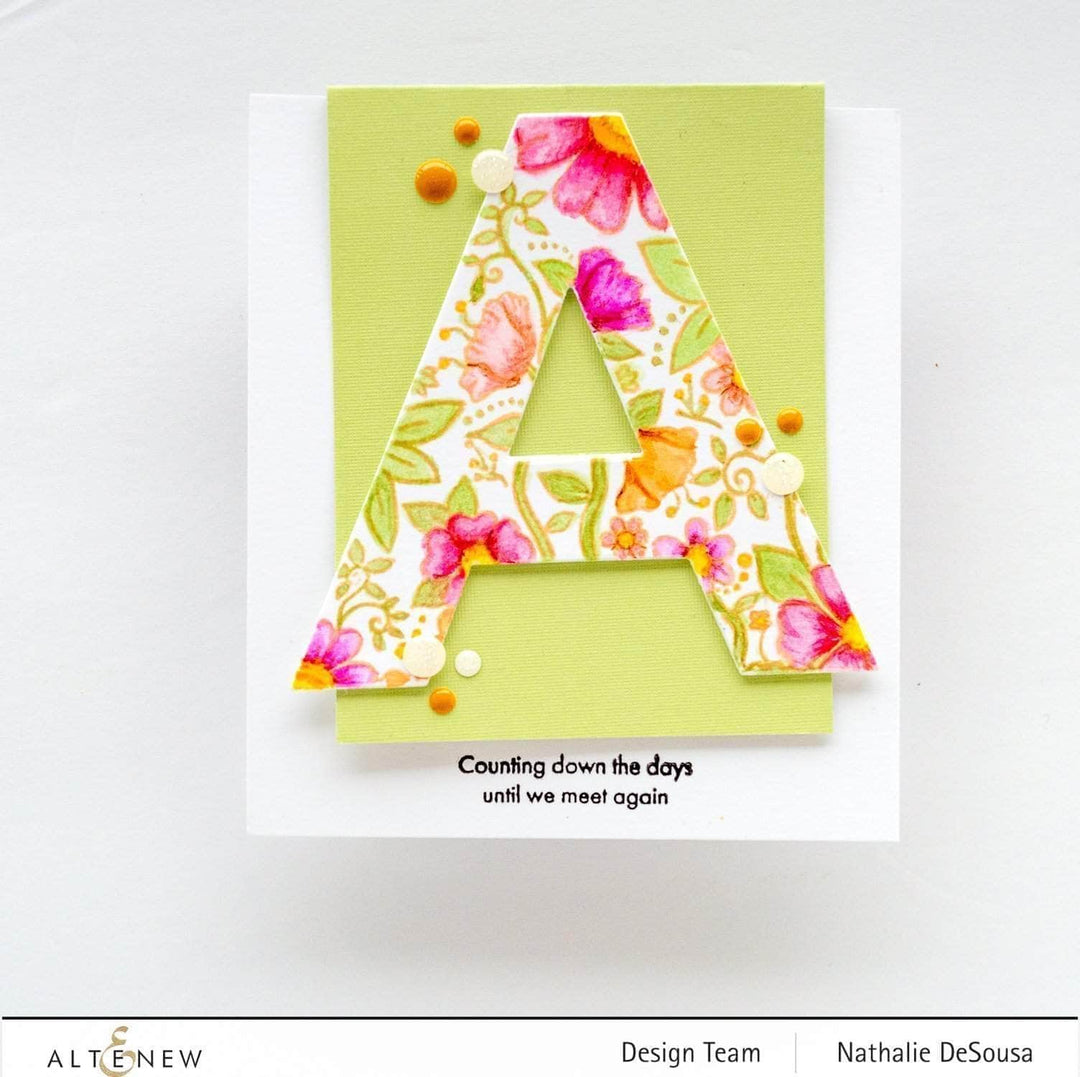 Part A-Glitz Art Craft Co.,LTD Dies Airbrushed Flowers Die Set