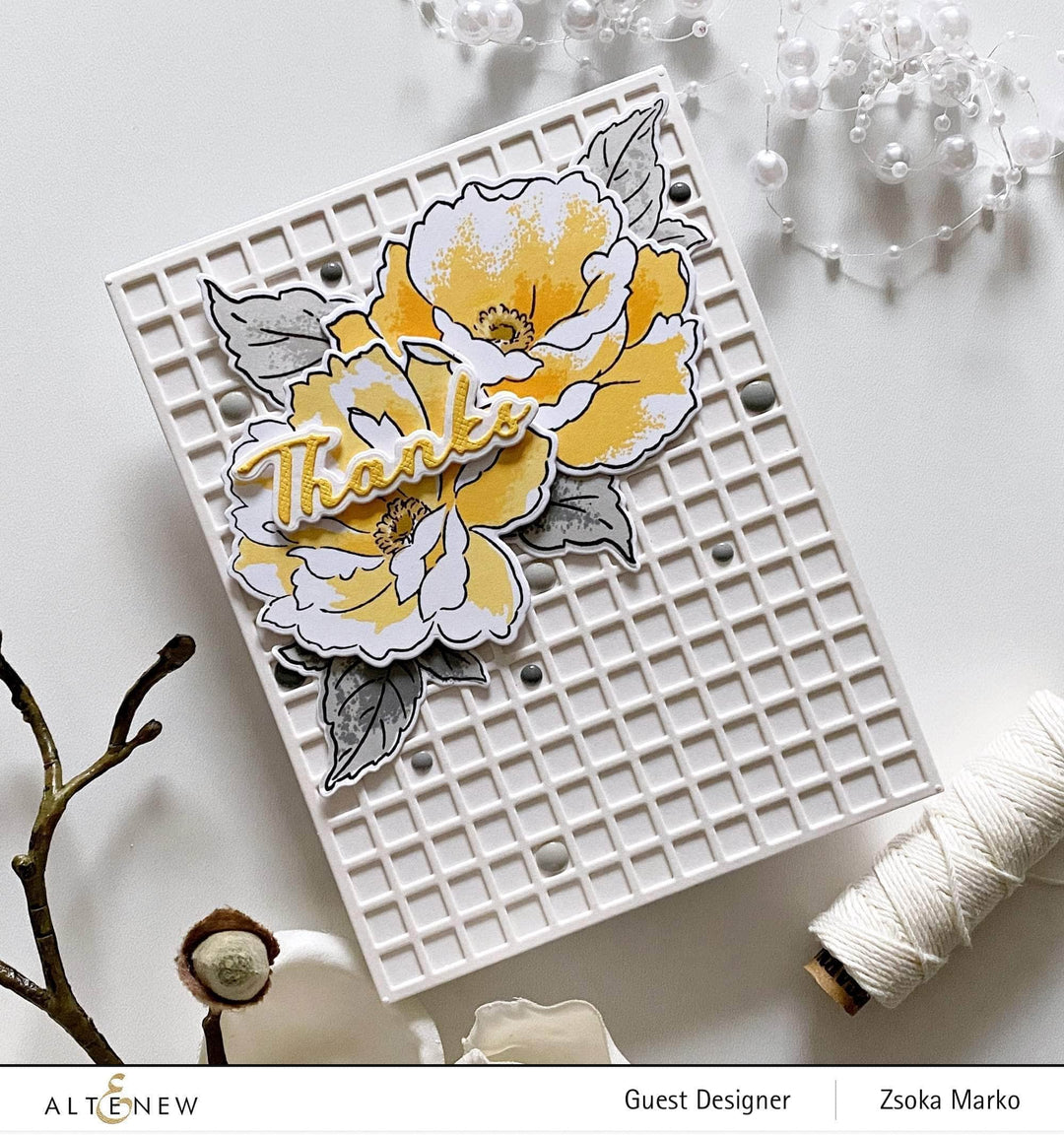 Part A-Glitz Art Craft Co.,LTD Dies Airbrushed Flowers Die Set
