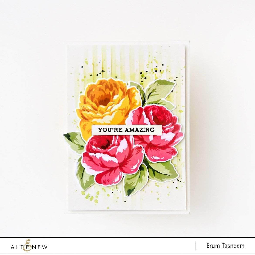 Part A-Glitz Art Craft Co.,LTD Dies Antique Roses Die Set