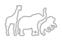 Part A-Glitz Art Craft Co.,LTD Dies Baby Zoo Die Set